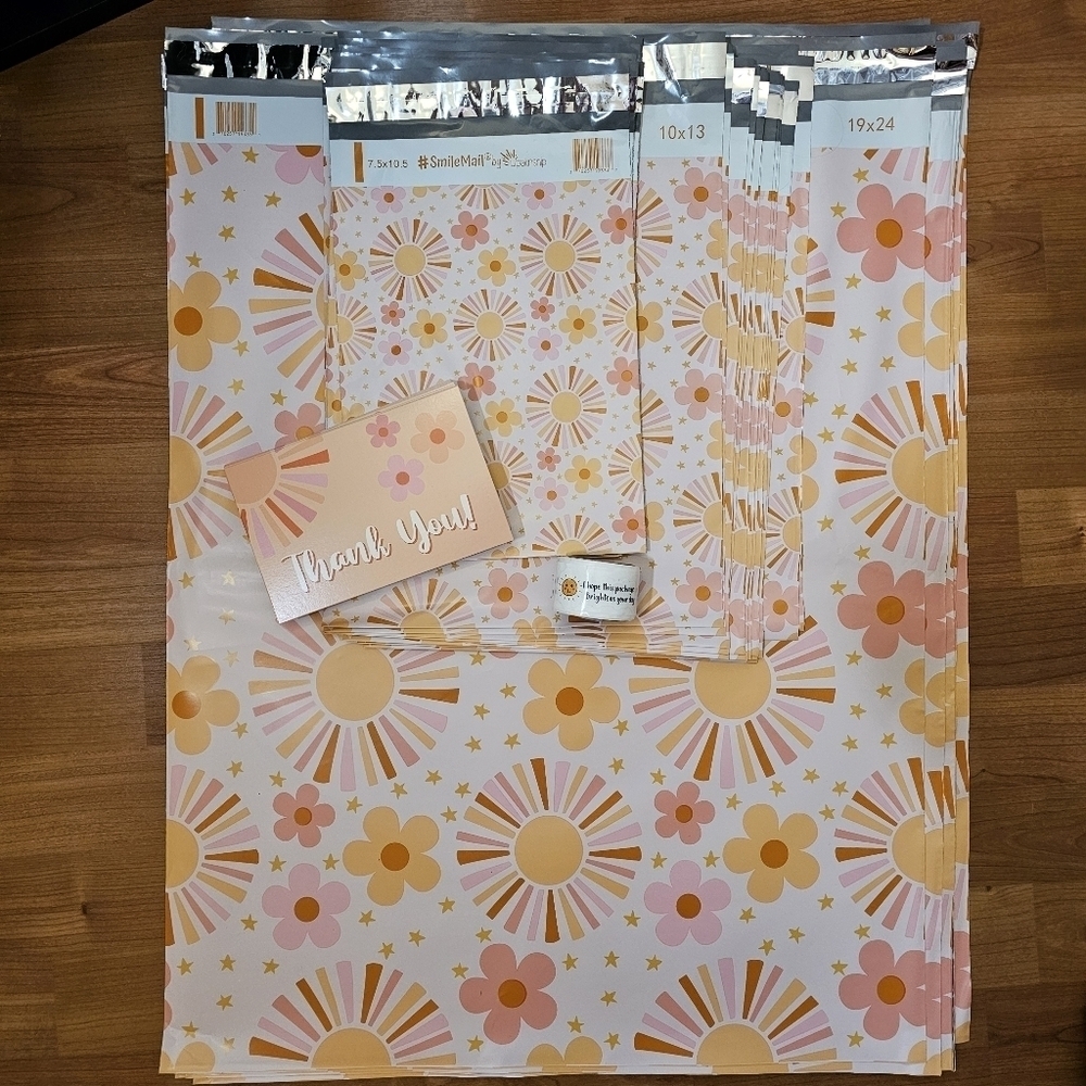 ☀️🌅40 PIECE SUNESHINE POLY MAILER PACK🌅☀️ - Picture 9 of 9